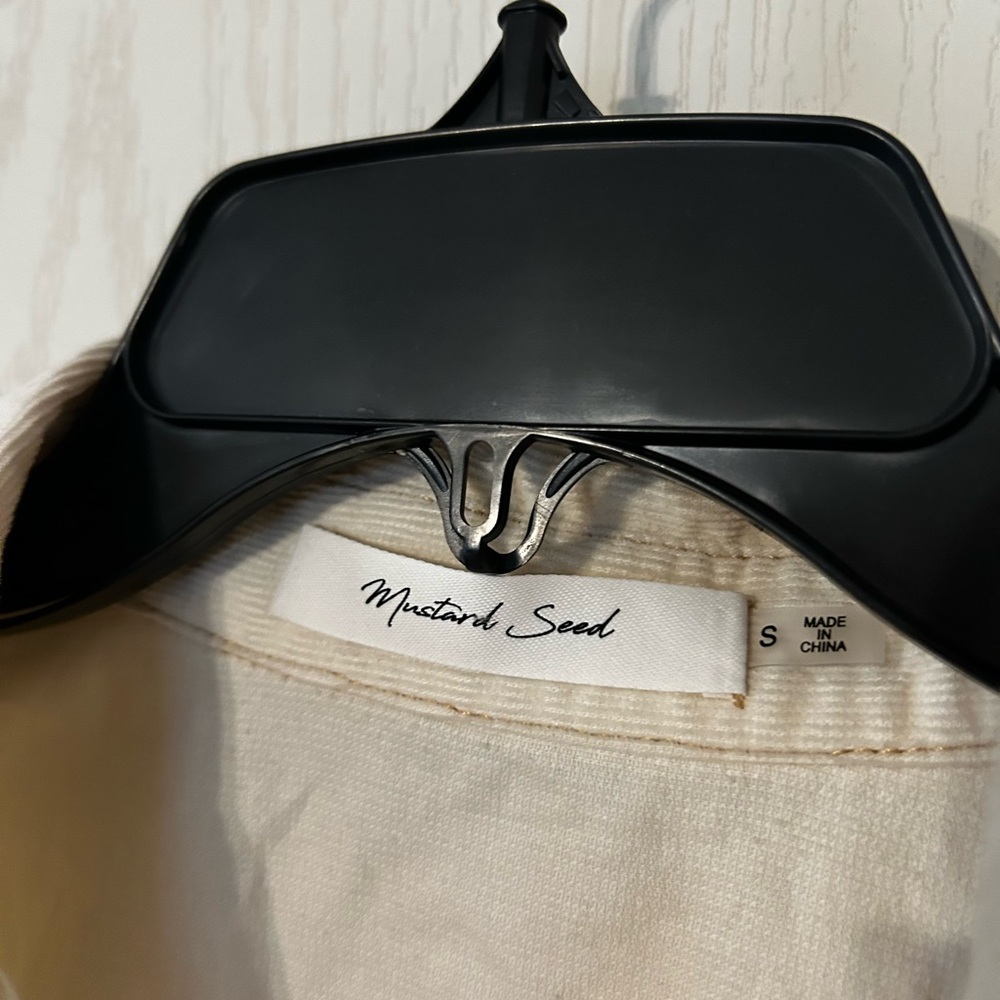 Mustard Seed Cream Shirt - Picture 4 of 4